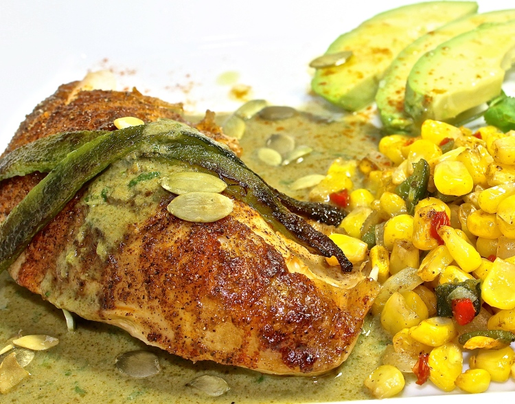 Chicken With Green Mole