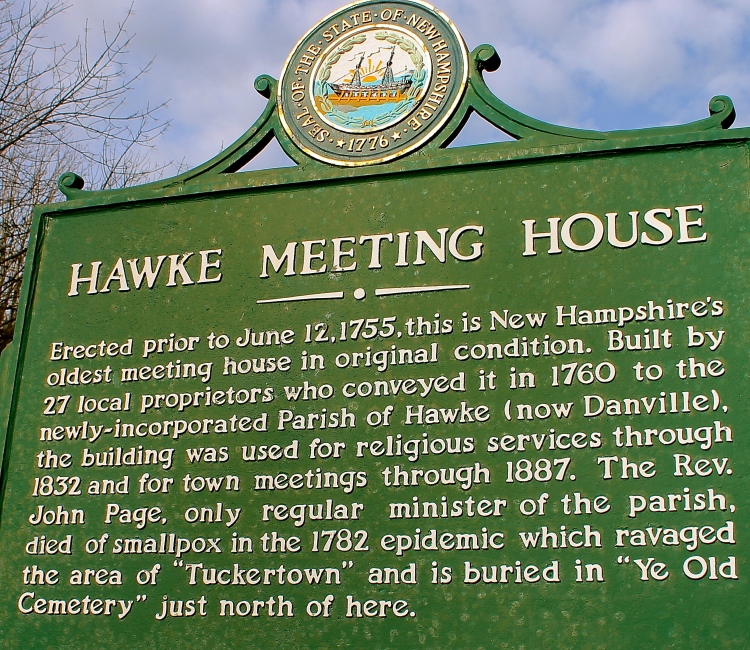 Hawke Meet House Plaque