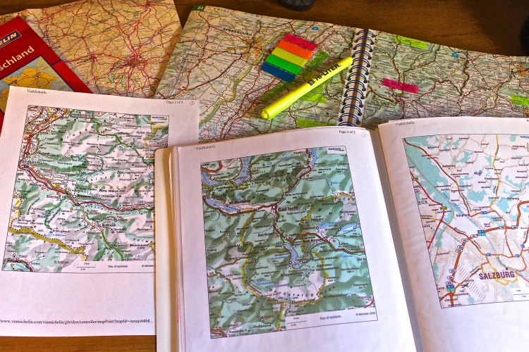 Making A Map Book Of Travel Areas 