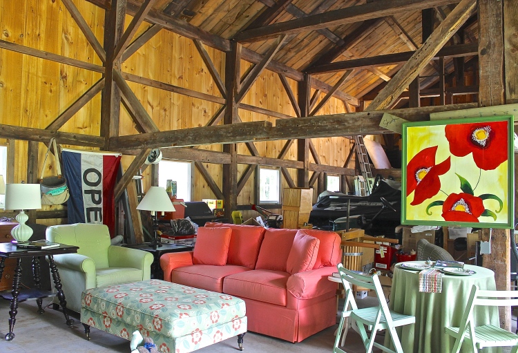 Our Large Barn Filled With Furniture Awaiting To Be Sold